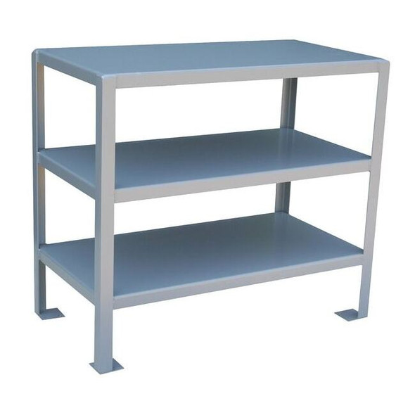 Heavy Duty Work Stands, Steel, 36" W, 32" Height, 2000 lb., Straight