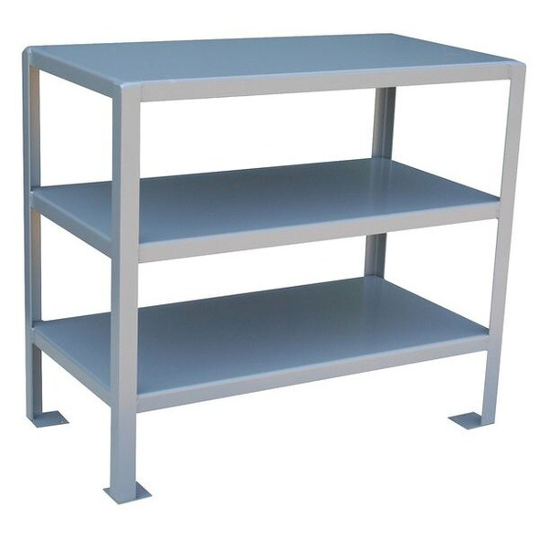 Heavy Duty Work Stands, Steel, 36" W, 32" Height, 2000 lb., Straight