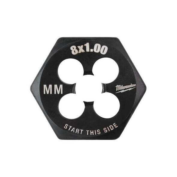 Milwaukee Tool Hex Threading Die, M8x1, Metric 49-57-5345