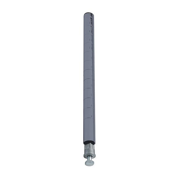 Quantum Storage Systems Wire Shlf Pst,34 inx1 in,Quick-Adjust P34GY