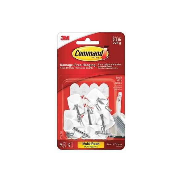 Command Small Wire Hook Value Pack,PK12 17067-9ES