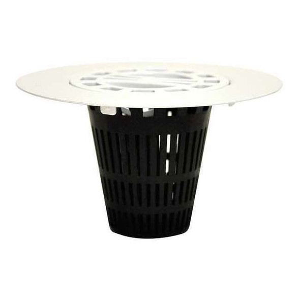 Danco Cover, White, Round, 4-1/4 in Dia 9D00010533