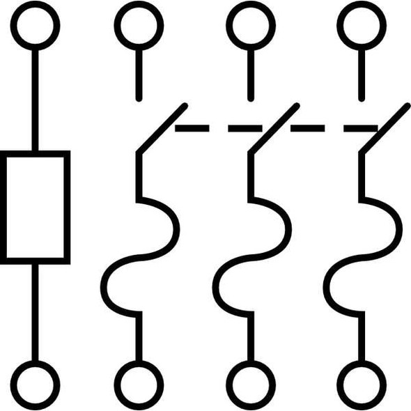 Square D Fusible, Safety Switch, Heavy Duty, 600 V, 3PST H362AWC