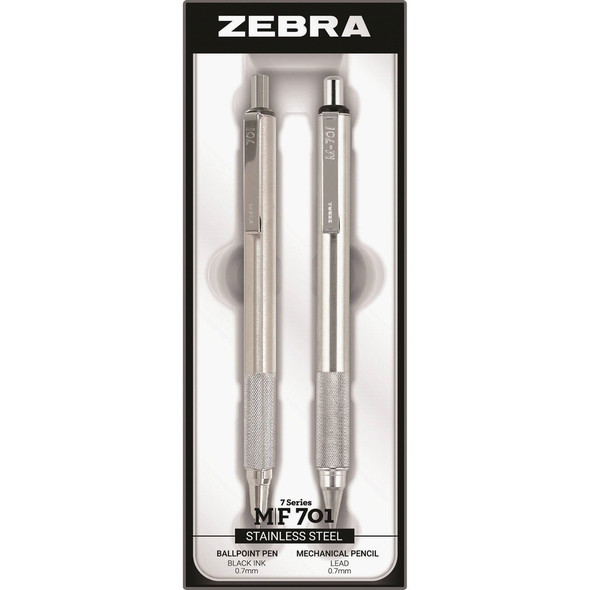 Zebra Steel Pen/Pencil Set 10519