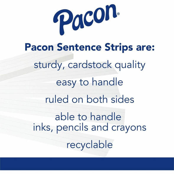 Pacon&reg; Sentence Strips - 100 - Pack 5157 SPR-PAC5157