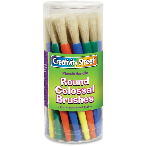 Creativity Street Colossal XL Paint Brushes Canister - 30 / Set