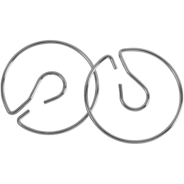 Pacon Chart Stand Rings - 4" Diameter - Metal - Silver - 2 / Pack