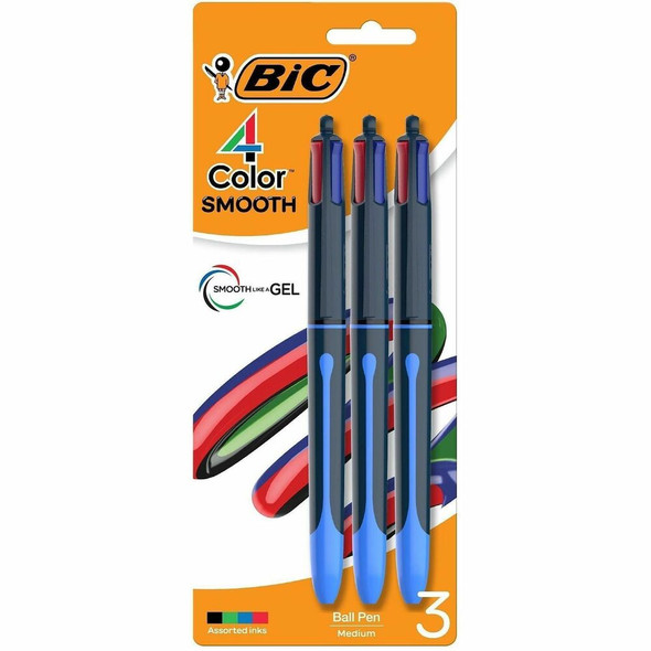 BIC 4-Color Rollerball Pen MMSP3AAST