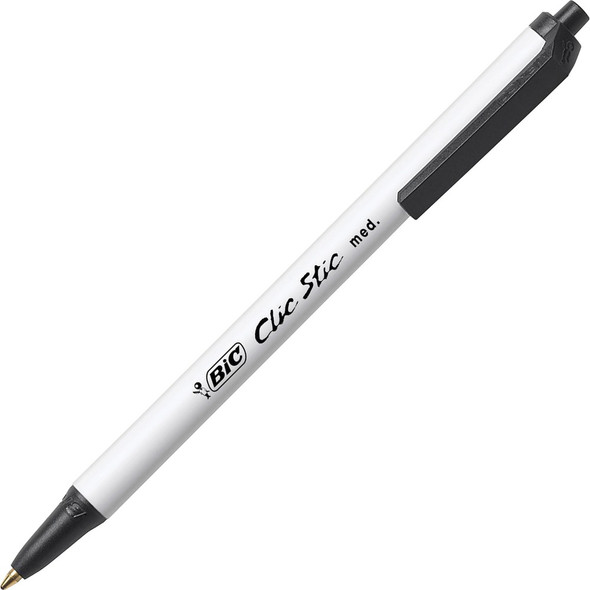 BIC Clic Stic Ballpoint Pen CSM60BK