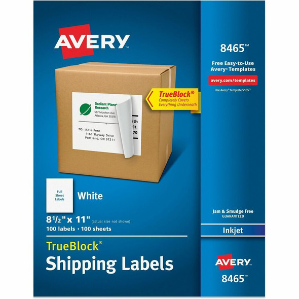 Avery&reg; TrueBlock Shipping Label 8465