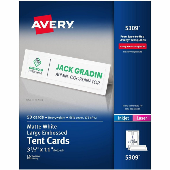 Avery&reg;  Tent Card 5309