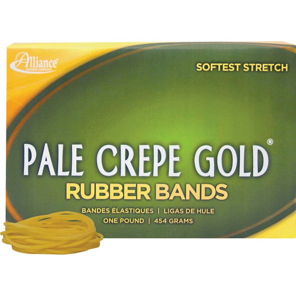 Alliance Rubber Pale Crepe Gold Rubber Band 20165
