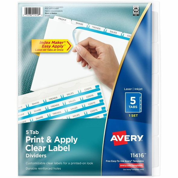 Avery&reg; Index Maker Index Divider 11416