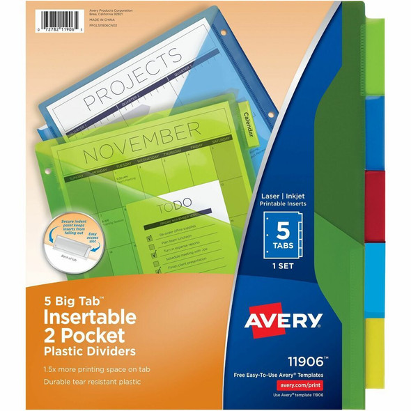 Avery&reg; Big Tab Tab Divider 11906