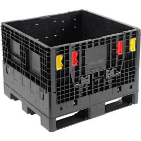 Global Industrial Folding Bulk Shipping Container 32""Lx30""Wx25""H 1800 Lb. Cap