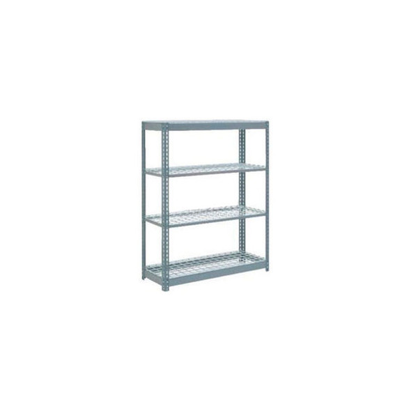 Global Industrial 4 Shelf Standard Duty Boltless Shelving Starter 48""Wx24""Dx60