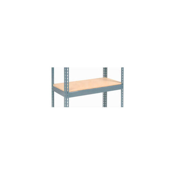 Global Industrial Double Rivet Additional Shelf  72""W x 30""D Wood Deck USA