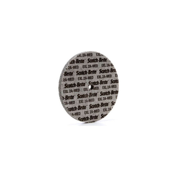 3M Scotch-Brite EXL Unitized Wheel 6"" x 1/2"" x 1/2"" Aluminum Oxide 2A MED