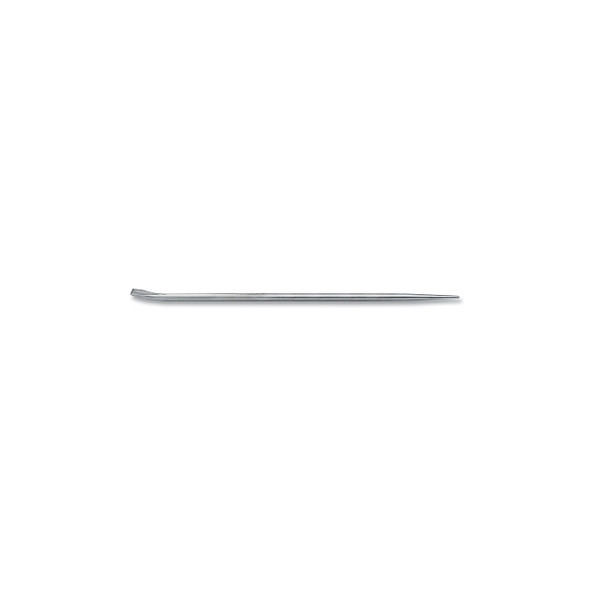 Plated Jimmy Bar, 30 in L, 7/8 in W Curved Tip, Metal