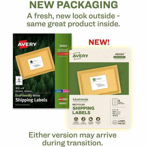 Avery&reg; EcoFriendly Shipping Label 48464 SPR-AVE48464