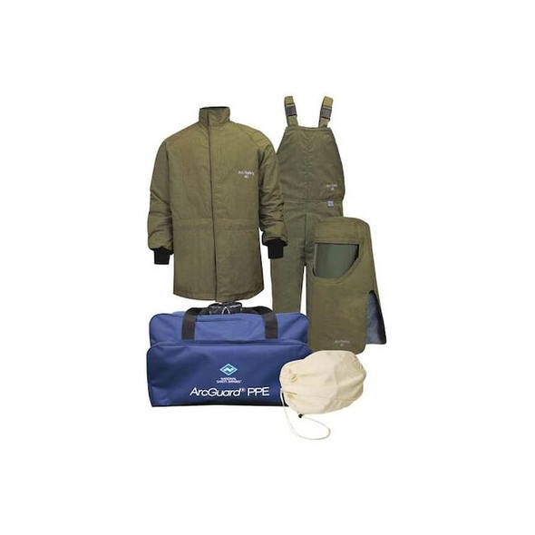Enespro Arc Flash Protection Clothing Kit,3XL KIT4SCLT40NG3X-NR