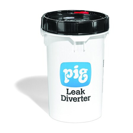 Pig Leak Diverter Collection Bucket,White TLS799