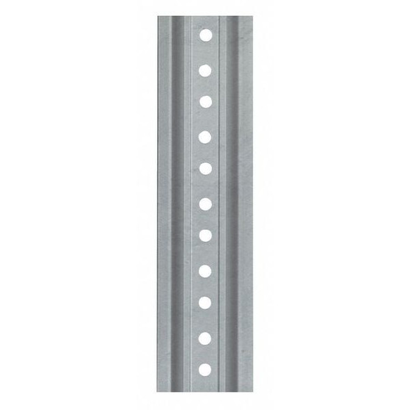 Sign Post, U-Channel, ,Steel Galvanized, Galvanized, 12 ft. L, 1-15/32" D