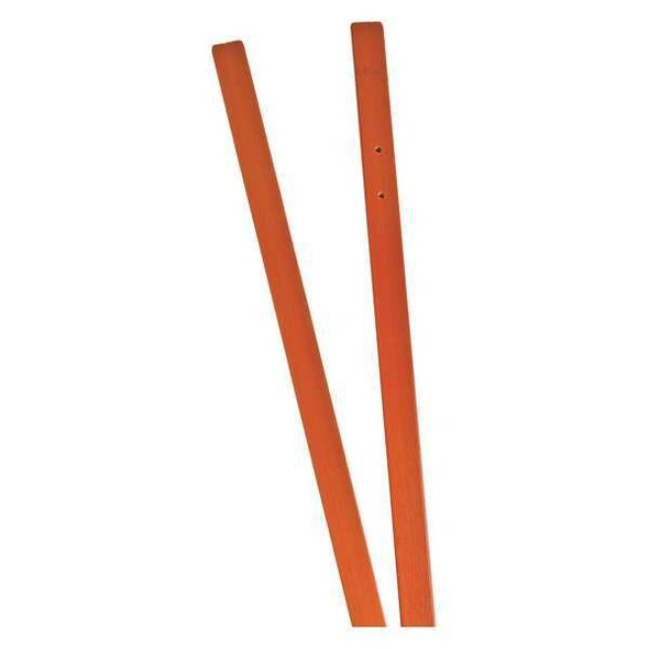 Brady Roll-Up Sign Cross Braces,Orange,48 in H 57071