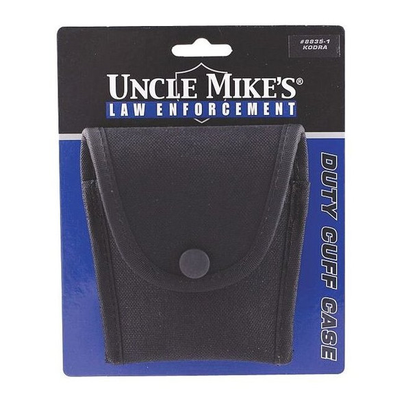 Uncle Mikes Handcuff Case,Black,Nylon, Duty Cuff 88351