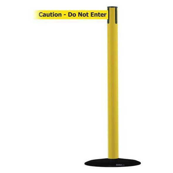 Tensabarrier Barrier Post with Belt,13 ft. L,Yellow 889B-33-35-MAX-NO-YAX-C Tensabarrier Barrier Post with Belt,13 ft. L,Yellow 889B-33-35-MAX-NO-YAX-C