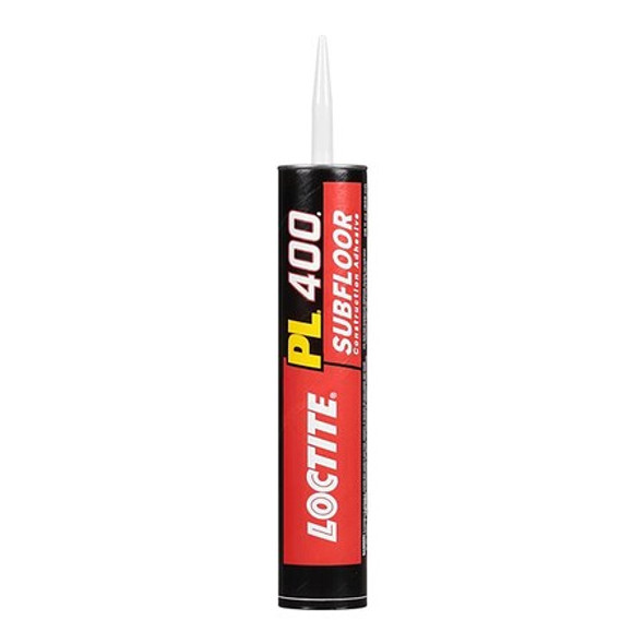 Loctite Construction Adhesive, PL 400 Series, 28 fl oz, Cartridge 1602142