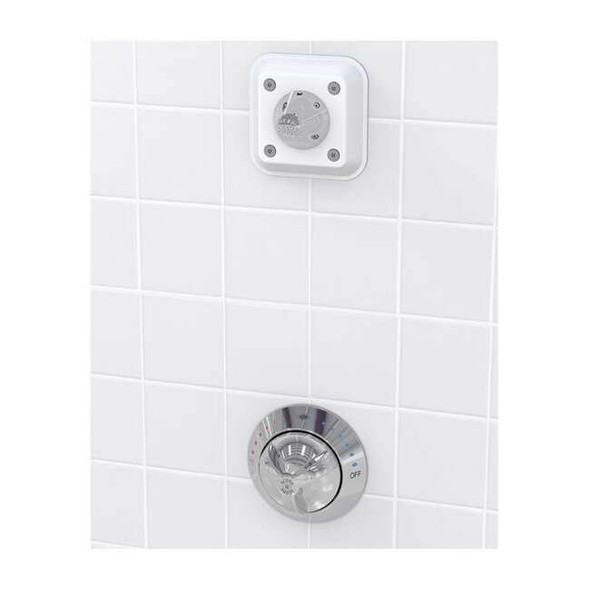 Bestcare Wall, Ligature Resistant Showerhead, Chrome, White WH538-CSH-SRCH