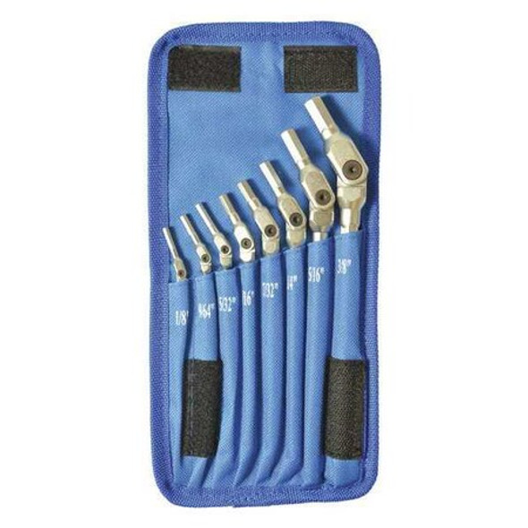 Bondhus 8 Piece SAE Long Handle, Hex Key Set HP8-IC-17