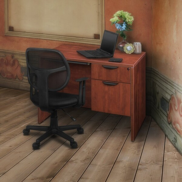 Regency Pedestal Desk Legacy 42" Single Pedestal Desk,Cherry, Cherry LSP4224CH