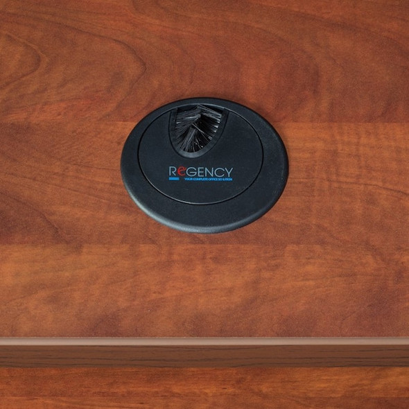 Regency Pedestal Desk Legacy 42" Single Pedestal Desk,Cherry, Cherry LSP4224CH