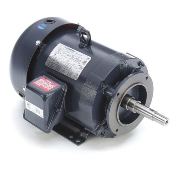 Marathon Close-Coupled Pump Motor,12.4-6.2A,5 HP 184TTFBD6031