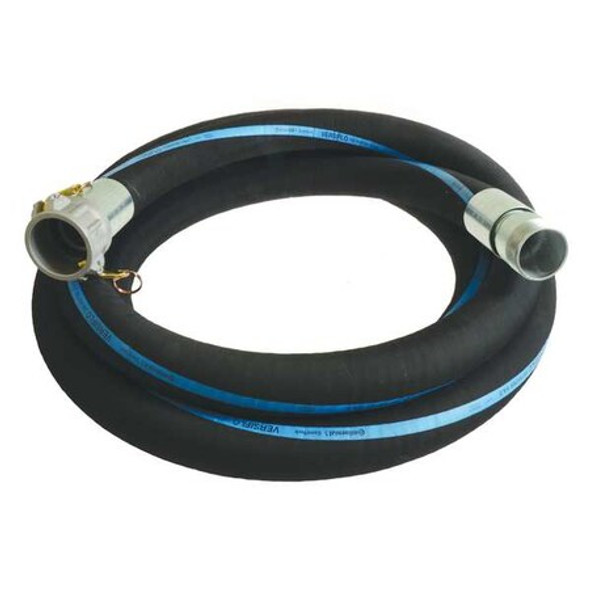 Continental Water Hose,3" ID x 25 ft.,Black RSG300-25CN-G