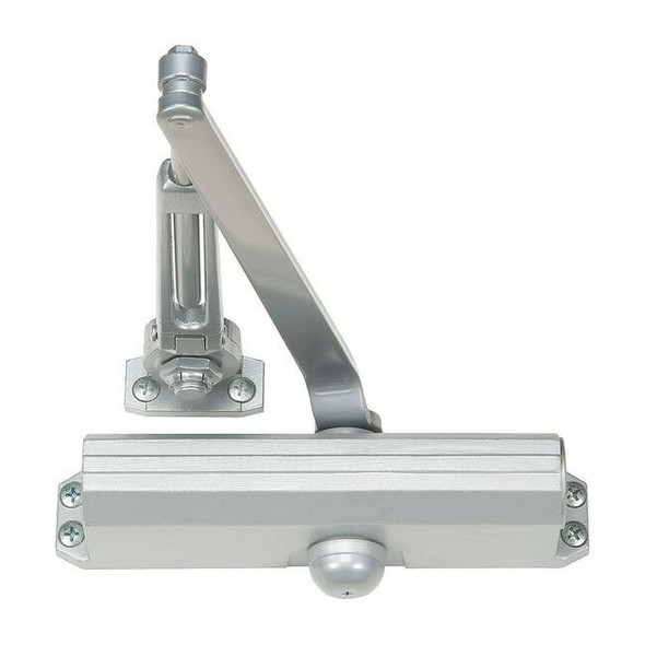 Manual, Hydraulic, Yale 51, Door Closer, Heavy Duty Interior and Exterior, Gray