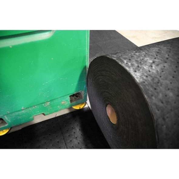 Sorbent Roll, 53 gal, 16 in x 150 ft, Universal, Black, 2 PK  USR-91