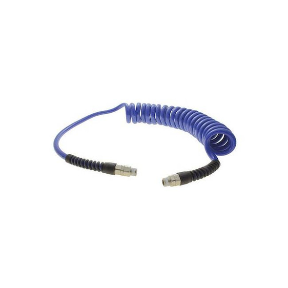 Atp Coiled Air Hose Assembly,3/8" ID x 8 ft. TT-38-10-NB-RS-QC