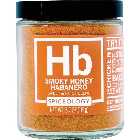 Spiceology Smoky Honey Habanero 5.7 Oz. Sweet & Spicy Blend Rub 10029