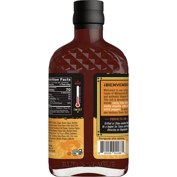Rufus Teague 14 Oz. Tres Chiles Pixa Dulce Latino BBQ Sauce 1231 861263