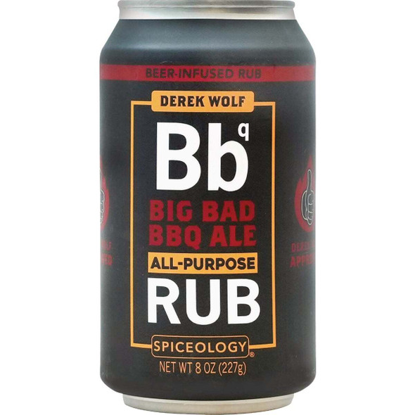Spiceology Derek Wolf Big Bad BBQ Ale 8 Oz. All-Purpose Rub 11652
