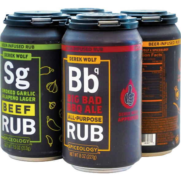 Spiceology Derek Wolf Assorted Rub (4-Pack) 11830