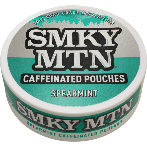Smokey Mountain Spearmint Caffeinated Pouches 1790 Pack of 10
