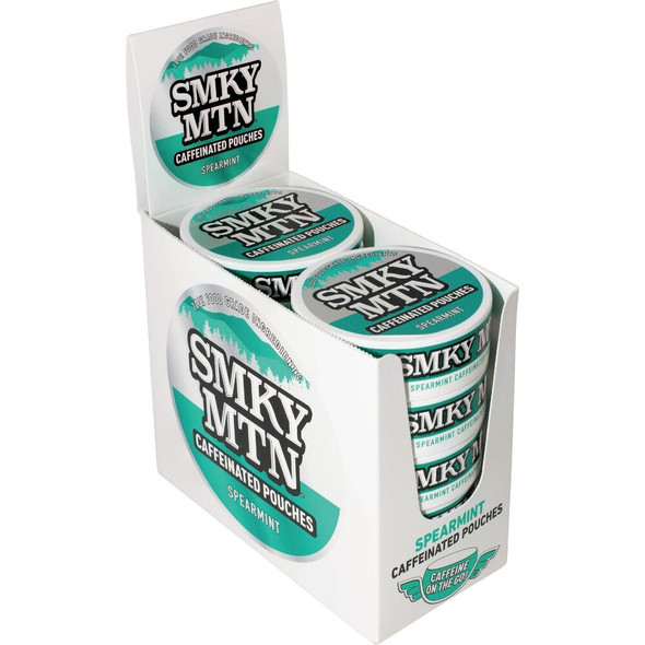 Smokey Mountain Spearmint Caffeinated Pouches 1790 Pack of 10 622350