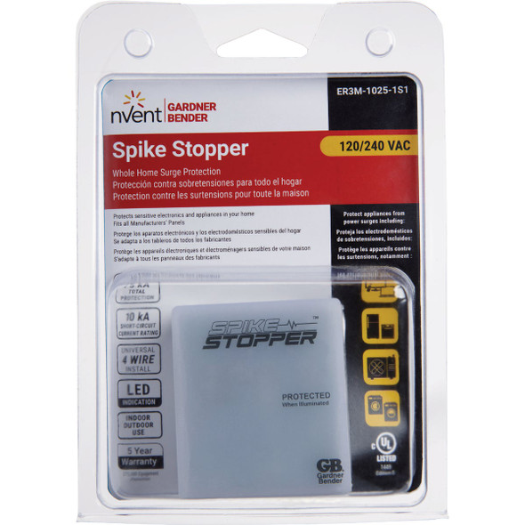 Gardner Bender SpikeStopper 75kA Whole Home Surge Protection Device ER3M-1025-1S1 531111
