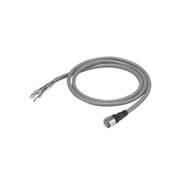 Omron Receiver Cable, 24V DC, IP67, Black F39JG3AD