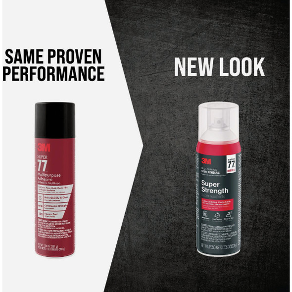 3M Super 77 7.35 Oz. Multi-Surface Spray Adhesive 77-10-NAT 338356