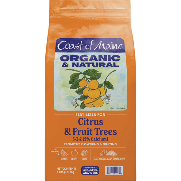 Coast of Maine 4 Lb. Organic & Natural Citrus & Fruit Tree Fertilizer CT6001